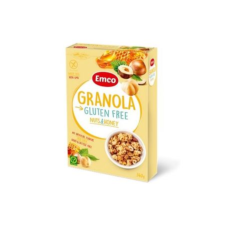 Granola mel/avelã emco 340g