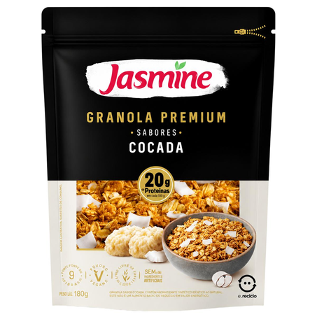 Granola Premium Jasmine 180g - Cocada - Integral
