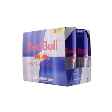 Energetico red bull trad 250ml 6un 360-37