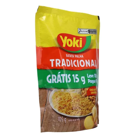 Batata Palha Yoki Tradicional Sachê 105gr 360-32