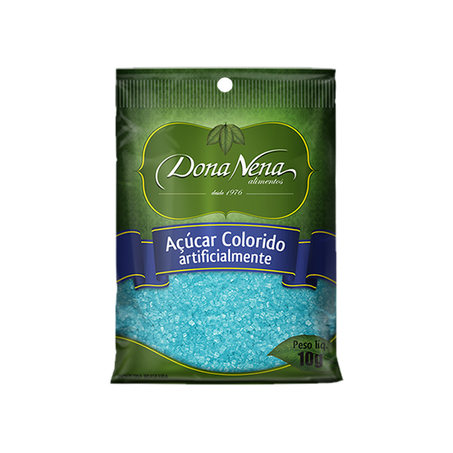 ACUCAR COLORIDO DONA 40G AZUL
