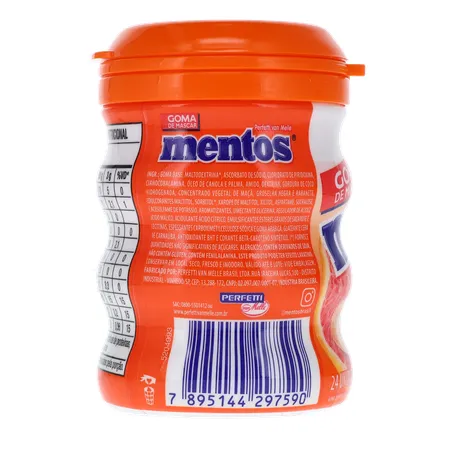 Goma de Mascar Citrus Zero Açúcar Mentos Vitamins Pote 48g 24 Unidades 360-23