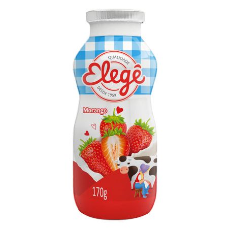 Bebida Láctea Fermentada Morango Elegê
