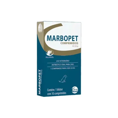 Marbopet Ceva 82,5mg 10 Comprimidos
