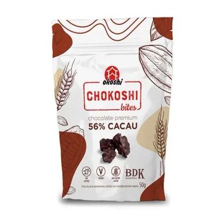 Chokoshi Bites 56% Cacau 50G - Okoshi