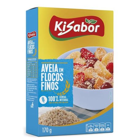 AVEIA KISABOR 170G FLOCOS FINOS CX 12.0