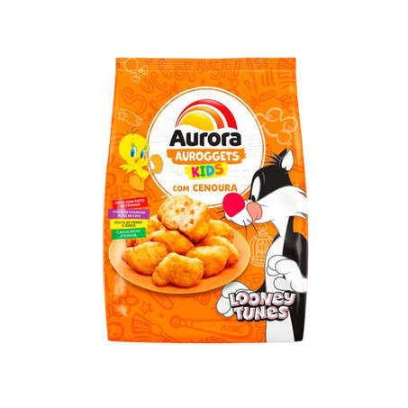 Empanado aurora auroggets kids com cenoura 275g
