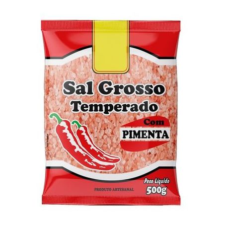 Sal grosso temperado aliguaçu com pimenta 500g