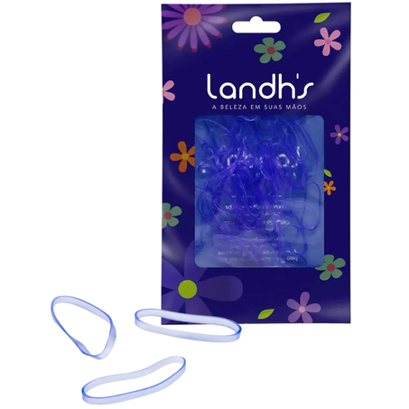 ELÁSTICO CABELO LANDHS SILICONE TRANSPAREN  50UN
