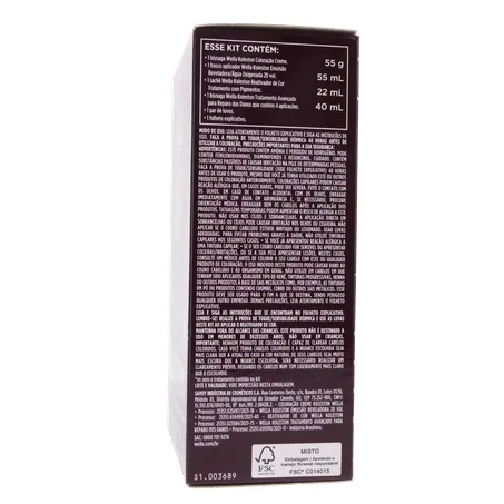 Tintura de Cabelo Koleston Preto 20 Embalagem 1UN 360-8