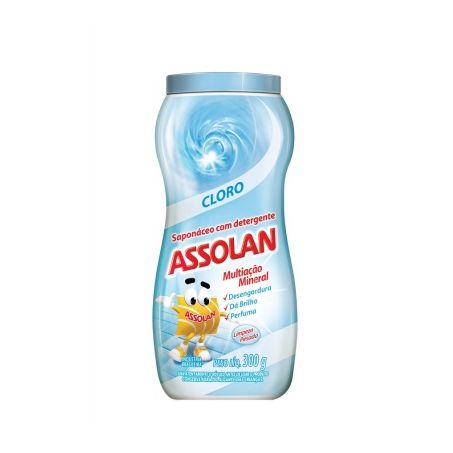 SAPONACEO ASSOLAN EM PO CLORO 300G