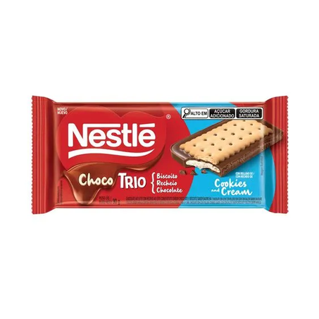 CHOCOBISCUIT TRIO NESTLÉ COOKIES AND CREAM 90G 360-1