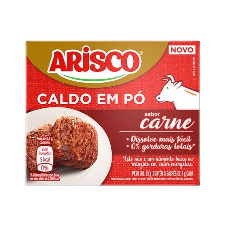 Caldo pó carne arisco 35g