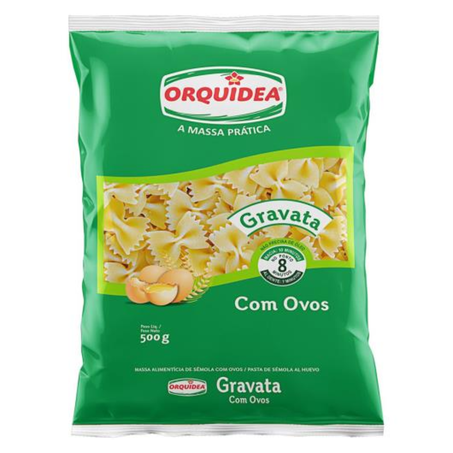 Massa com ovos orquidea 500g gravata