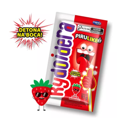 PIRULITO KYDOIDERA 11G PIRULIKE MORANGO