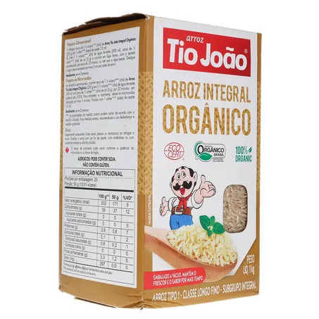 Arroz tio joao integral organico1kg 360-32