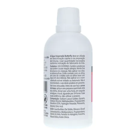 Água oxigenada cremosa butterfly volume 10 100ml 360-20