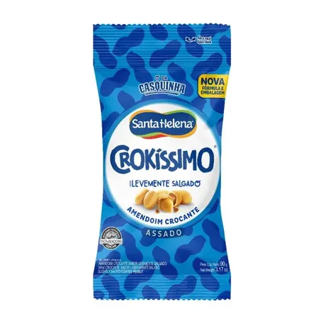 Santa Helena Amendoim Crokíssimo 90G Levemente Salgado