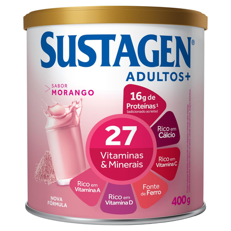 Sustagen 400g - Morango - Lata