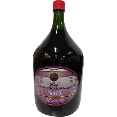 Vinho viel mesa tto bordo seco 2lt
