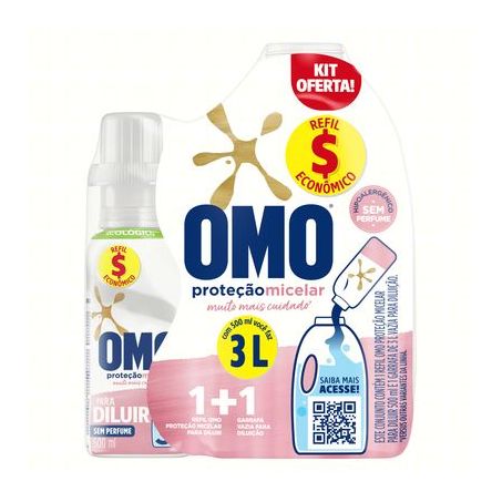 DETER.LIQ.OMO 500ML DILUIR PROT.MIC.+GAR