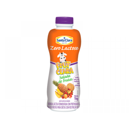 Bebida lactea santa clara 1l salada de fruta zero lactose
