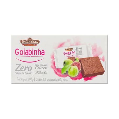 Goiabinha Dacolônia Caixa 24 Unidades 600G