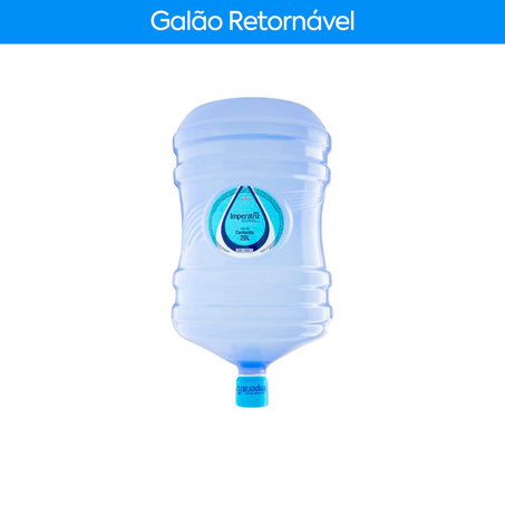 Água Mineral Imperatriz Sem Gás Retornável 20L