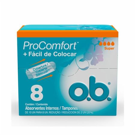 Absorvente interno procomfort ob super com 8