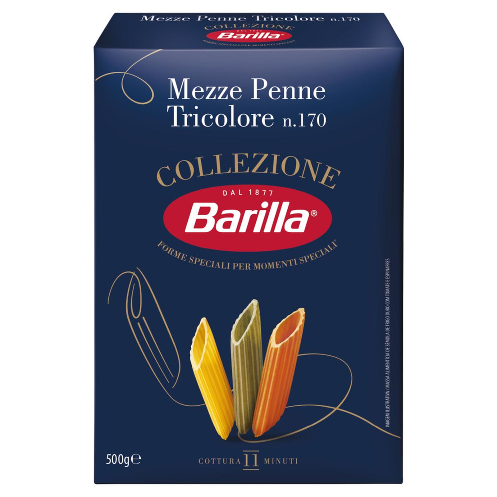 Massa Barilla 500g - Tricolor
