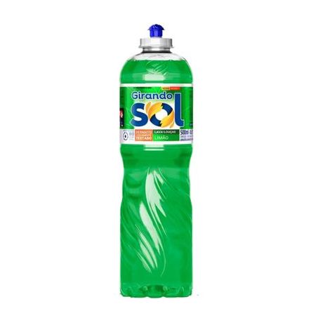 DETERGENTE LÍQUIDO GIRANDO SOL LIMÃO 500ML