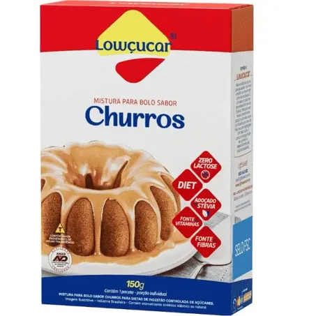 Mistura Bolo Lowcucar 150g Zero Churros