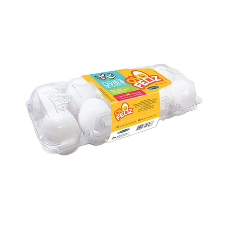 Agranor Ovo Branco Feliz 10 Unidades