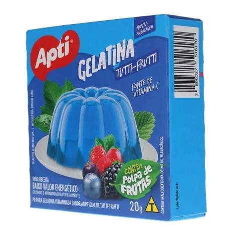 Gelatina Apti Sabor Tutti-Frutti Caixa 20gr 360-4