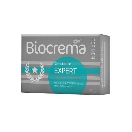 Sabonete Biocrema For Men Expert Corpo E Barba Unidade 90G