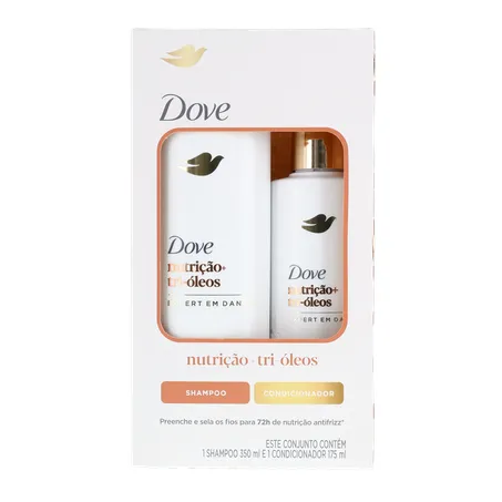 KIT DOVE SH 350ML + COND 175ML NUT + TRI OLEOS 360-0