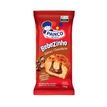 Bolo Panco Bebezinho Gotas de Chocolate 70g