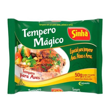 TEMPERO EM PO SINHA 50G AVES