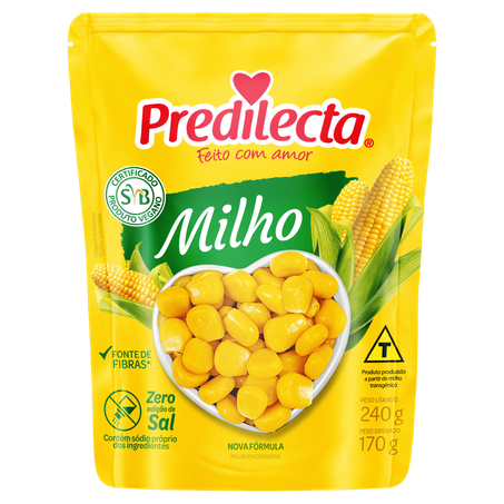 Milho em Conserva Predilecta Sachê 240gr
