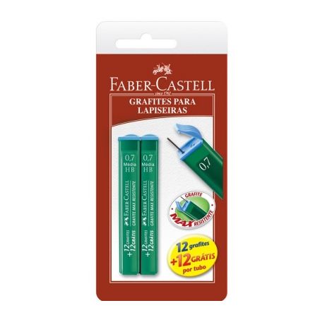 GRAFITE P/LAP FABER CASTELL 0,7 2UN 
