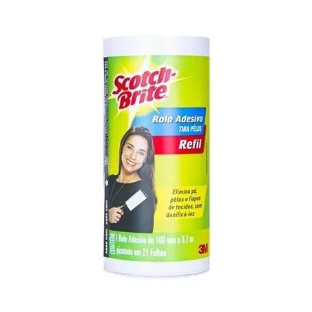 Rolo adesivo scoth brite refil c20