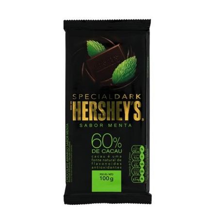 Chocolate Amargo Hershey's Special Dark Menta 100G