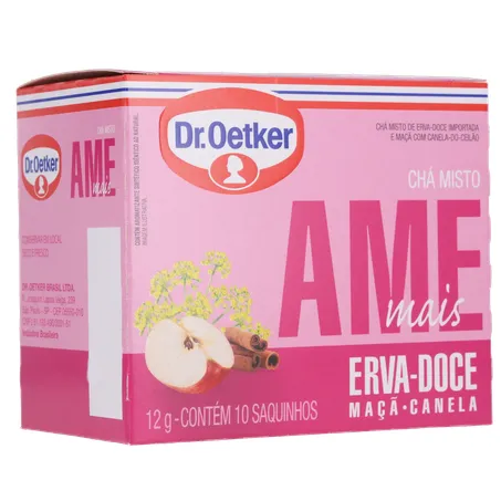 CHÁ DR. OETKER AME MAIS C/10 UNIDADES 360-33