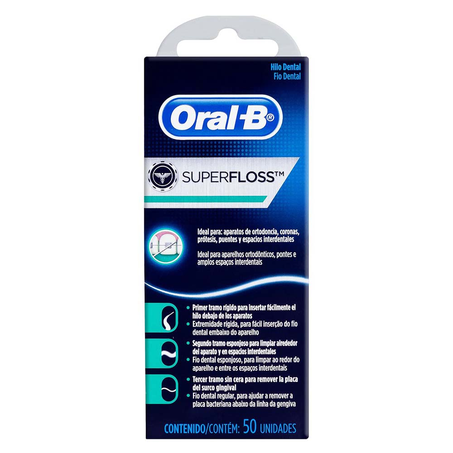 Fio Dental Oral-B Super Floss 50M