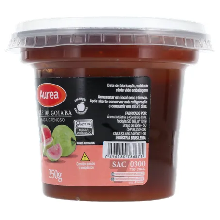 DOCE DE FRUTAS AUREA GOIABA E MAÇA 350G 360-5