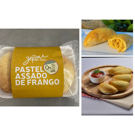 Pastel Zerou Assado Frango Bandeja