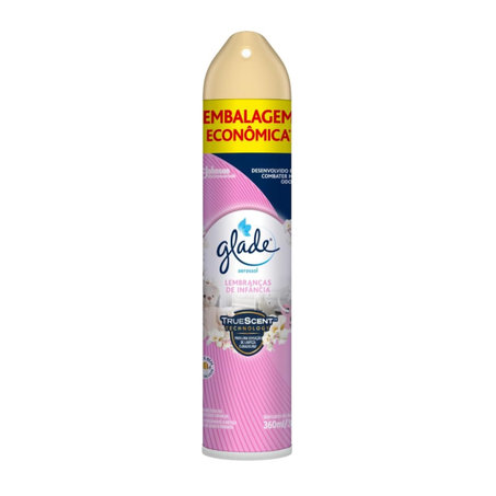 DESODORIZADOR DE AMBIENTE 360ML LEMBRANÇAS DA INFÂNCIA GLADE AEROSOL
