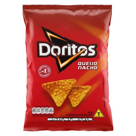 Salgadinho Doritos Queijo Nacho Pacote 32g 
 