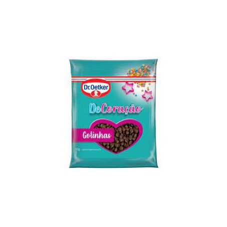 Chocolate dr oetker decoração gotinhas 80g