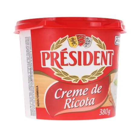 Creme de Queijo Ricota Président 380g 360-33
